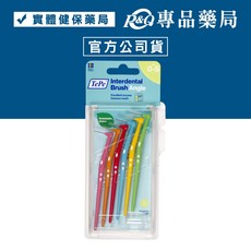 TePe L型長柄牙間刷, 1個, 綜合包 6入(0-5號)