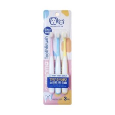 만모 초극세모 소프트 펫 칫솔, 3개, 10g