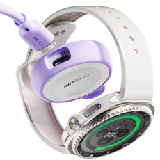 코드웨이 c타입 삼성 갤럭시워치 무선충전기 케이블 1.2m, 퍼플, 1개