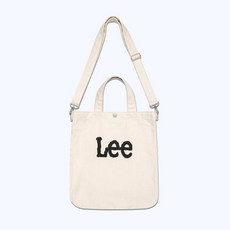 LEE 빅 트위치 로고 데님 에코백 아이보리 LK2403EC03IV 444879