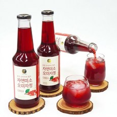 문경 자연미소 오미자청 원조, 2개, 700ml