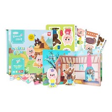 소리나는입체자석스토리북-아기돼지