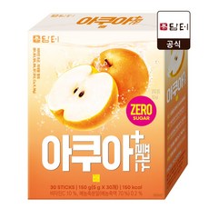 담터 이온음료 아쿠아플러스 배맛, 30개, 5g