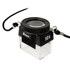 for 니콘 루페 10X 배율 LUPE 루빼 루뻬 루패 자연학습 곤충관찰 목걸이 확대경 돋보기 과학수업, 1개