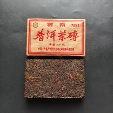 운남 명차 보이차 1990년대 고급 7581 진운 노차 숙차 200g