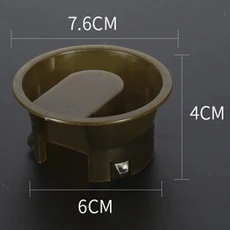 비스트로 투수용 플라스틱 물병 마개 유리 누수 방지 캡 7.6cm 뚜껑 커버 신제품, 01 green