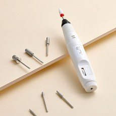 UC9 유씨나인 손톱 발톱 네일드릴 연마기, 3개, 화이트