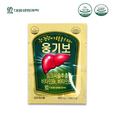 대웅생명과학 웅기보 간 피로회복 활력 에너지 밀크씨슬, 2정, 100개