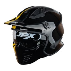 JPX 헬멧 MX-726R 오픈페이스 풀페이스 바이크 오토바이 모듈러 DOT ECE, 12.MX 04 옐로우