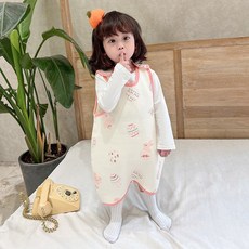 兒童加厚夾棉背心式防踢被 寶寶無袖睡衣