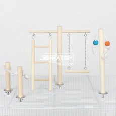 원목 고정식 놀이터1