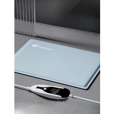 강아지 온열 매트 애완 반려동물 온열매트 전기 장판 담요, 기본 전기/온수매트 사이즈, 스마트 S 사이즈 내경 32x42cm