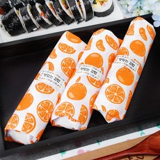 김밥 샌드위치 포장지 30cm 시트러스 O3030, 1세트, 100개