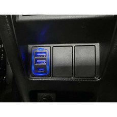 HONDA 喜美 CRV 專用 QC3.0 Type-C 預留孔 雙孔USB充電 盲塞孔, 1個