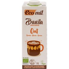스페인 에코밀 바리스타 락토스 프리 오트 드링크 음료 ecomil Barista oat drink, 5개, 1L