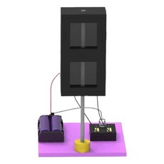 창의과학 안전교육 신호등 조립키트 5인/ 실험기구 회로도 중등기관 전지작동 조립diy, 1세트