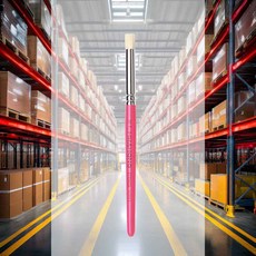 스텐실붓 W1-1 미술전공 색칠 둥근모 디자인 드로잉 수채화