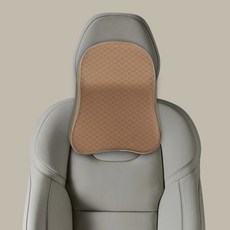 일백 차량용 목쿠션 2개 메모리폼 헤드레스트 벤츠 bmw, 목쿠션 베이지1+1