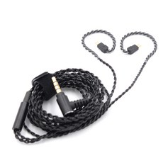 BQEYZ 무산소동 인터페이스 분리형 이어폰 케이블, 3.5mm With microphone