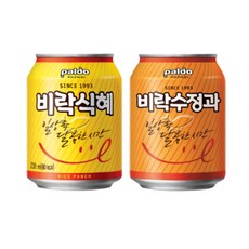 팔도 비락식혜 + 비락수정과, 48개, 238ml