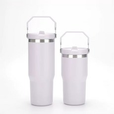 스탠리텀블러뚜껑 아이스플로우 iceflow 교체뚜껑 887 30oz 리필뚜껑 손잡이, F. 연보라색, A. 600ml, 1개