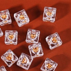 콩알금보관함 콩알금보관유리병 순금콩알금보관함 개 수납함 2개