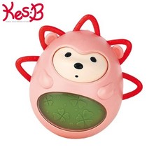 CO 방울소리 고슴도치 오뚜기 신생아 아기 오뚝이 유아 청각 감각발달 영유아 완구 [색상선택] 신생아 아기 오뚜기 친구 출산 선물 아기선물 조카 선물, 핑크, 1개