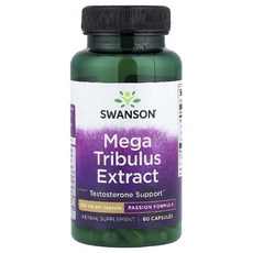 스완슨 트리뷸러스 250mg Mega Tribulus Extract 캡슐 60정, 1