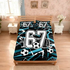 쿠쿠스토어 여름 에어컨 시트 산모 및 유아 3종 침대 프린트 얼음 등나무 가능, 05 180x200cm 3pcs, 08 xiaolanhua