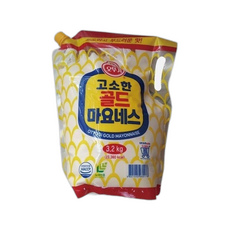 오뚜기 스파우트팩 고소한 골드 마요네즈, 3.2kg, 1개