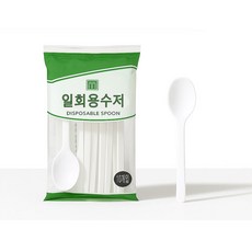 찐스토어 일회용 수저, 1개, 10개입