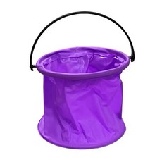 摺疊水桶 美術用品 寫生便攜水桶 戶外多功能水桶, 紫