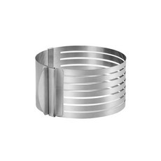 조정 가능한 케이크 슬라이서 및 케이크 몰드 레이어 케이크 커터 레벨러 스테인레스 스틸, A