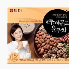 담터 호두아몬드율무차 18gx15개입 sty*59031wF, ONECOLOR/FREE, 1개