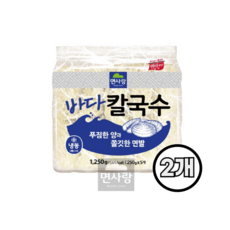 면사랑 냉동 바다칼국수 1250g(250gx5개), 2개, 1.25kg