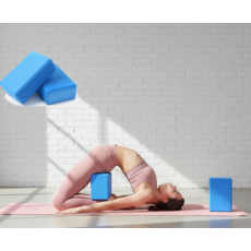 스트레칭 요가블록 2p세트, 2개, 블루