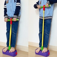 키크니 스펀지 콩콩이 어린이 키성장 실내 점핑 운동기구 장난감 선물, 단품, 1개