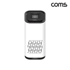 Coms 차량용 미니 공기청정기 헤파필터+음이온 기능 탑재/JA113/USB 전원사용/코어 필터링/차량내 공기 순환, 본상품선택, 1개