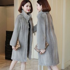 rigiu 가을 겨울 코트 인조 수 mink 퍼 외투 어머니 코트 mink 코트 7295989호 DpHJ5H