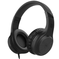 重低音耳罩式有線耳機 舒適耳罩 深沉低音 經典設計, Moto XT120