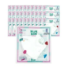 BLUEBON 孩童立體口罩 XS號, 白色, 1片, 30片