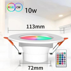 LED 스포트라이트 DALI 디밍 가능 투야 지그비 눈부심 방지 스팟 10W 매립형 스마트 홈 천장등