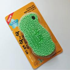 3D立體浴棉 韓國製 柔軟搓澡綿, 1個, 深绿:13*7*2.5cm