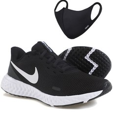 NIKE Revolution 5女款慢跑鞋+時尚口罩
