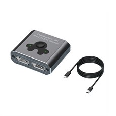Displayport 스위치 2 in 1 Out DP 스위처 8K60Hz 4K144Hz 고화질 해상도 DP1.4 PC용 Displayport 스위처, 표시된 대로