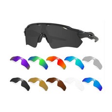 Oakley Radar EV Path OO9208 호환렌즈 편광렌즈, 브라운골드, 1개