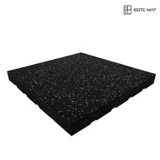 EDTC 충격흡수 소음방지 헬스 홈짐 고무매트, 화이트, 1개