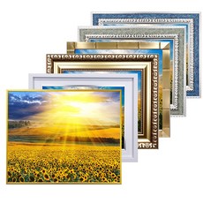 대성액자 프리미엄 보석 십자수 전용 액자 대형사이즈 주문제작가능 80x180 80x160 80x120 80x80 60x120 60x100 52x100 40x120 40x100, 클래식 화이트, 화이트