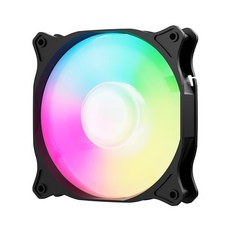 [ABKO] U7 120 FRGB [시스템쿨러/120mm] [블랙], 1개, 블랙