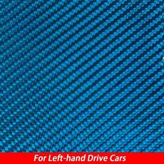 카본 파이버 중앙 기어 변속 제어 패널 커버 장식 자동차 인테리어 스티커, 1개, 13. Light blue LHD